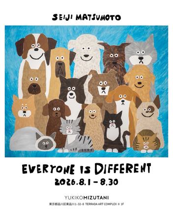 EVERYONE IS DIFFERENT — courtesy of the venue