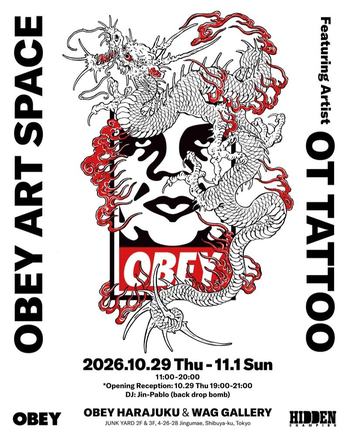 OBEY ART SPACE feat. OT TATTOO — courtesy of the venue