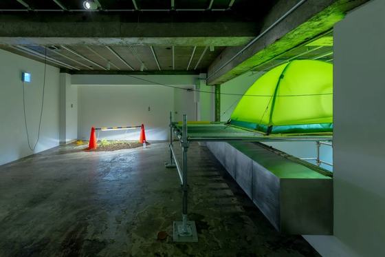 between pixel and particle — courtesy of the venue